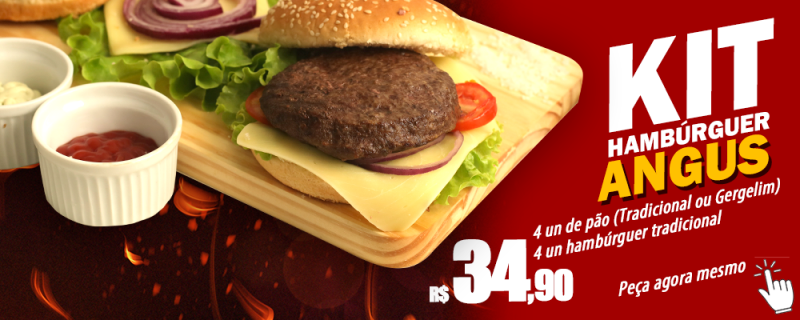 Kit Hambúrguer Angus